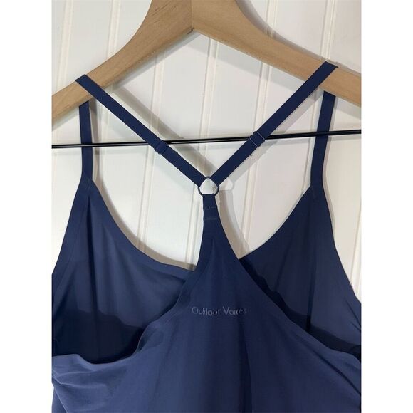 Outdoor Voices The Exercise Dress XS Navy Built-In Shorts Activewear NWT Preppy - Picture 3 of 6